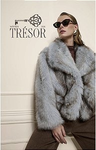 Casaco Pelo Mesclado Fleche D'or