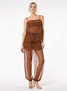 Conjunto Renda Calça Aladim e Túnica Skazi