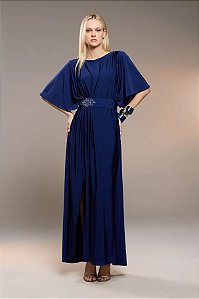 Vestido Kafta Jersey Thamara Capelão