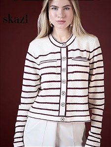 Conjunto Twin Set Listras Skazi