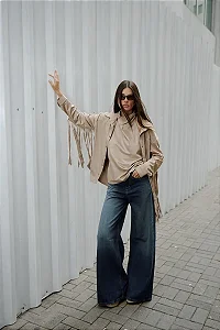 Calça Jeans Style Wide Leg Skunk Brasil