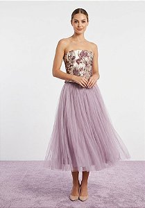 Conjunto Saia e Cropped Festa Fleche D'Or