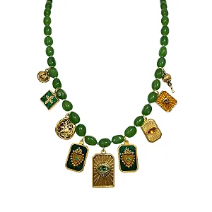 Colar Jade Multi Pingentes Rosana Bernardes
