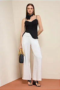 Blusa Regata Renda Thamara Capelão