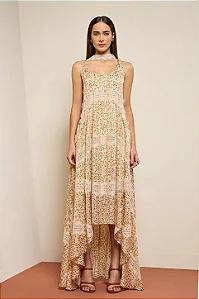 Vestido Alça Torcida Thamara Capelão