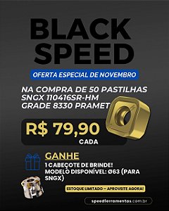 PACOTE PROMOCIONAL SNGX 110416SR-HM – Grade 8330 + BRINDE CABEÇOTE 63