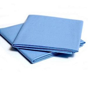CAMPO CIRÚRGICO FENESTRADO (10CM) ESTÉRIL SMS  GR 50 AZUL TAM. 1,00X1,00