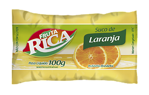 Polpa de Laranja 1Kg- 10 polpas de 100g