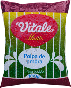 Polpa de Amora 1Kg - 10 pacotes de 100g