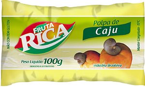 Polpa de Caju 1Kg - 10 pacotes de 100g