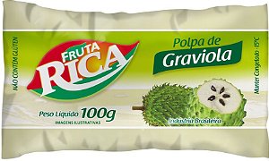 Polpa de Graviola 1Kg - 10 pacotes de 100g