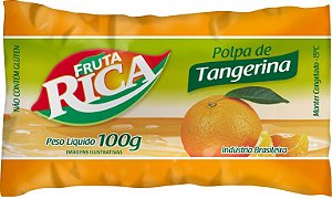 Polpa de Tangerina 1 Kg - 10 pacotes de 100g