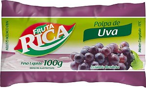 Polpa de Uva 1Kg- 10 polpas de 100g