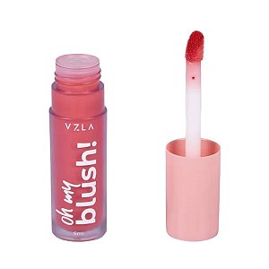 Vizzela Cosméticos Oh My Blush! Cor 03 Rouge Rose - Blush Líquido 6ml