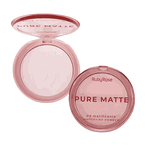 Ruby Rose Pure Matte - Pó Facial Matificante 6,5g