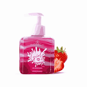 Gel Creme para Virilha Morango com Creme Beijável 180g - Phallebeauty