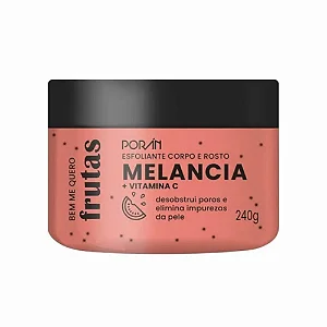 Esfoliante Corpo e Rosto Melancia - Porán