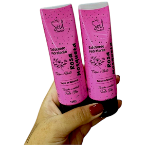 Esfoliante Corporal Loção Hidratante Hidratante Esfoliante Rosa Mosqueta - Soul