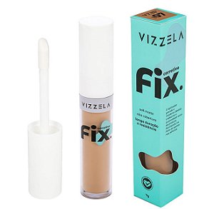 Vizzela Cosméticos Fix Cor 7 - Corretivo Líquido 7g