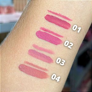 Kit Batom Líquido e Lápis de Contorno Labial Duo Lux Febella