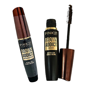 Máscara para Cílios Brown Addict (Cor Marrom) - Pink 21