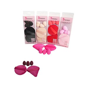 Kit de Esponja Para Maquiagem Mandala MM-082