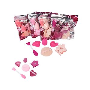 Kit de Esponja Para Maquiagem Femme Paris FM-3036