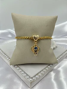 Pulseira Filhos Strass 1 Menino