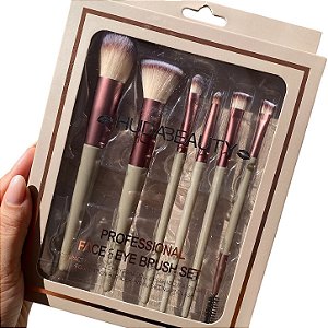 Kit Com 6 Pincéis Para Maquiagem - Huda Beauty