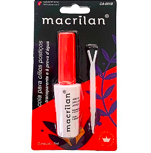 Cola Para Cílios Postiços Transparente em Blister - Macrilan