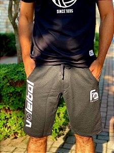 Bermuda Voleibol Moleton Fora de Quadra - Preta