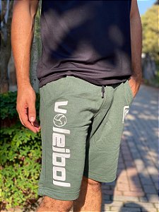 BERMUDA VOLEIBOL MOLETON – VERDE