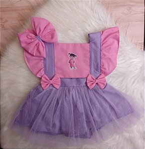 Jardineira Princesa Sofia - Manu Baby Kids - Roupas para bebês