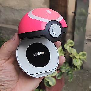 Pokeball Porta Alianças