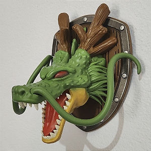 Cabeça Shenlong Escudo para Parede (17cm) - DRAGON BALL