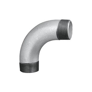 Conexão Galvanizada Curva 90° M/M Classe BSP 150lbs de 1/4 à 4"