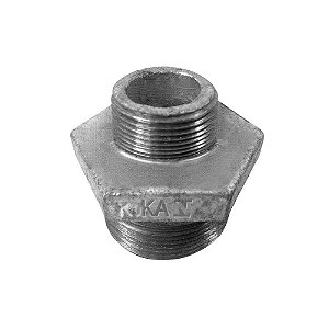 Conexão Galvanizada Niple de Redução Classe BSP 150lbs de 1/4 à 2.1/2"