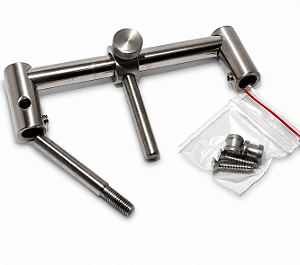 APARADOR COM AÇO INOX C/ PINO LATERAL