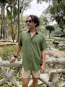 Camisa Viscolinho Floresta