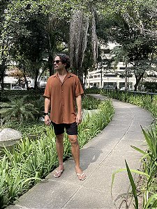 Camisa Viscolinho Terra