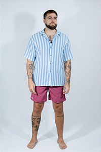 CAMISA LISTRAS AZUL
