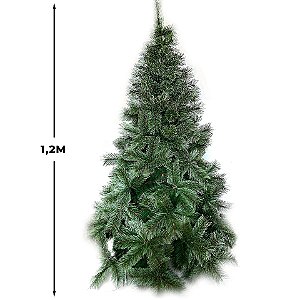 Arvore De Natal Pinheiro Grande Simples Verde Nevada 1,80 Mt - DHS SHOP -  Site Oficial