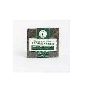 Sabonete Artesanal Argila Verde 60g Cheiro Brasil