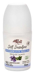 Desodorante Roll On Sálvia & Lavanda 50ml - Arte dos Aromas