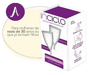 Kit Coletor Menstrual Modelo A (2 unidades) - Inciclo