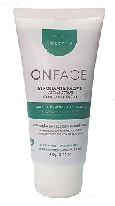 Onface Esfoliante Facial  Argila Verde e Calêndula 60g - Biozenthi