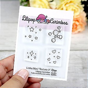 Kit de Carimbos Mini Textura 3 - Lilipop