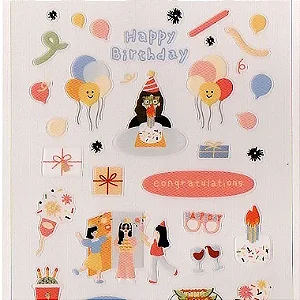 Adesivo Divertido Transparente PVC Suatelier - Congratulations