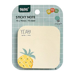 Bloco Autoadesivo Sticky Notes Abacaxi 9695 - Yeah Verde