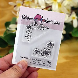 Kit de Carimbos Borda Floral 2 - Lillipop
